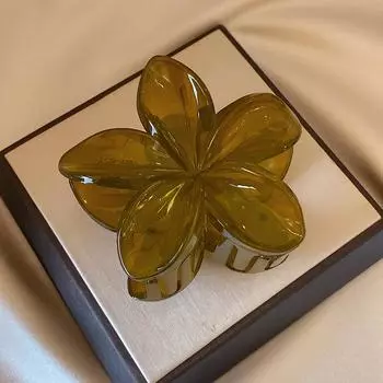 1 шт. французская ретро заколка-клипса с цветком для женской инс-темпераментной заколки для волос, для пучка на затылке, заколка-акула, ободок, новый стиль