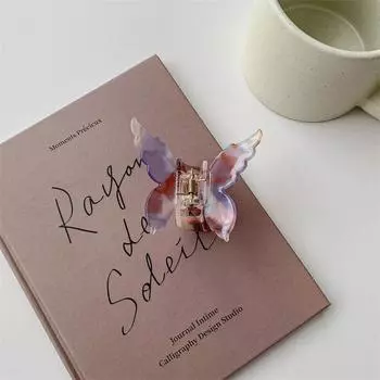 1 шт. Французская заколка-бабочка Заколка для волос русалки Заколка для волос из ацетата Ретро Аксессуары для волос на затылок Заколка.