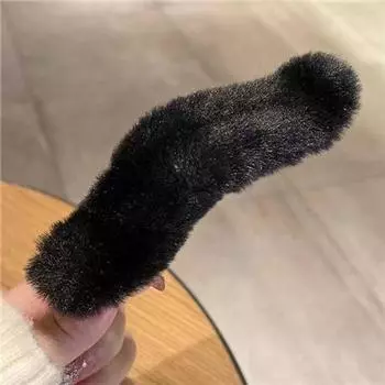 1 шт. Французский элегантный темперамент, ленивый стиль, заколка для хвостика, плюшевая заколка для волос, большая пластина, заколка для волос, головной убор