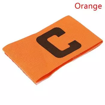 1 шт. футбольная повязка на руку, лидер матча, капитанская повязка, регулируемая оранжевый