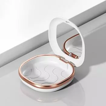 1 шт. футляр для брекетов, футляр для стоматологического фиксатора, магнитный выравниватель, контейнер для капы для зубов, дорожные коробки для накладных зубных протезов белый