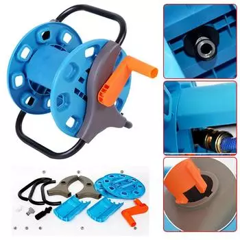 1 шт. G1/2 садовый шланг для воды стойка для садовой водопроводной трубы тележка для хранения инструмент для мойки автомобиля для 25 м шланга