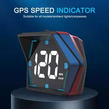 1 шт. G20 GPS Автомобильный цифровой спидометр HUD Head-Up Display Eletronics с сигнализацией превышения скорости для всех автомобилей Спидометр KMH MPH