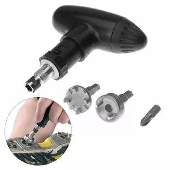 1 шт. гаечные ключи с шипами для гольфа, трещотка для снятия обуви, набор инструментов для регулировки, прочные шипы из нержавеющей стали, пластиковая ручка, рыхлитель