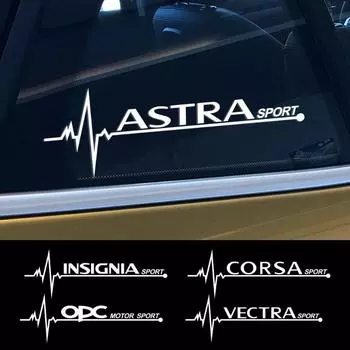 1 шт. General Motors водостойкая наклейка с буквами Astra OPC INSIGNIA CORA VECTRA персонализированная английская наклейка украшение автомобиля для Op. Он