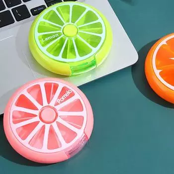 1 шт., герметичная упаковка для лекарств из семи сеток, коробка для хранения лекарств на одну неделю, небольшая аптечка, которую можно носить с собой зелёный