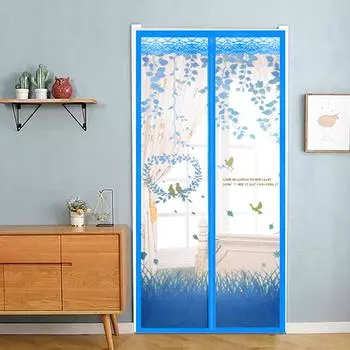 1 шт., герметизирующая дверная занавеска для дома, не подверженная деформации, мягкая дверная сетка