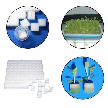 1 шт гидропонная рассада овощей хлопок Mian квадратный балкон посадка беспочвенное оборудование для выращивания посадка рассадный блок белый