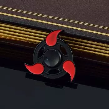 1 шт., гироскоп, EDC игрушки, Спиннер для взрослых, Шаринган, гироскоп, Спиннер из цинкового сплава, игрушки, 1 шт.