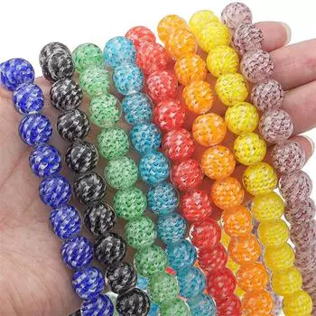 1 шт., глазурованные виноградные бусины, подвески для изготовления ювелирных изделий, браслет, ожерелье, серьги «сделай сам», свободные бусины, стеклянные аксессуары красный