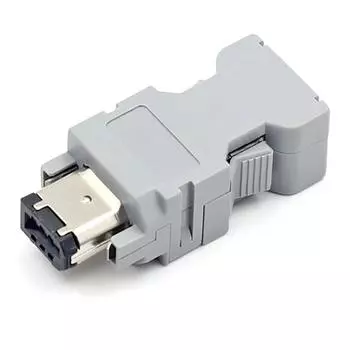 1 шт. гнездовой разъем 6-контактный Firewire IEEE 1394 для Yaskawa для серводвигателя Panasonic энкодер 6P Sm-6E штекер энкодера