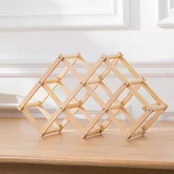 1 шт. Гостиная Бар Шкаф для хранения Кухня Деревянный Винный Стойка Дисплей Организатор Ретро