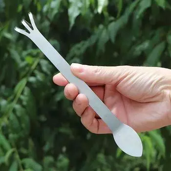 1 шт. грабли из нержавеющей стали для корней бонсай, горшечные растения, 3-зубчатый инструмент для рыхления почвы, ручные нержавеющие грабли, инструмент для домашнего садоводства серебряный