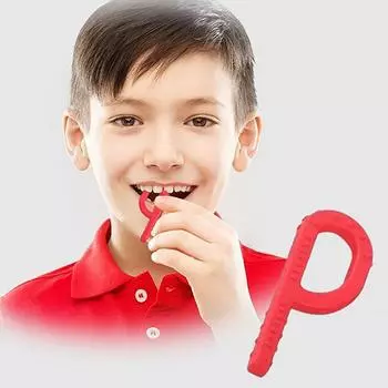 1 шт., градуирующие прикусные блоки, жевательный прорезыватель для детей, взрослых, оральный двигатель, нижняя челюсть, тренажер силы укуса, аутизм, сенсорная логопедия зелёный