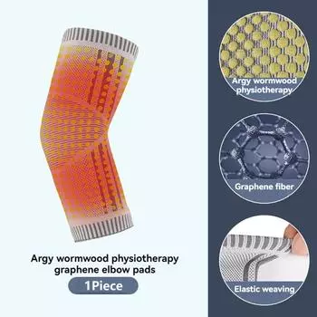 1 шт. графеновые налокотники, теннисные локти, специальные нарукавники, самонагревающиеся нарукавники для растянутых суставов, чтобы согреться для мужчин и женщин XL