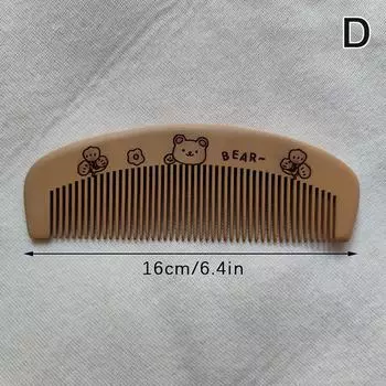 1 шт. Гребень для волос из персикового дерева, антистатический, с резными узорами, гребень из персикового дерева, традиционный, ретро, натуральный, гребень из массива дерева