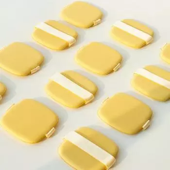 1 шт., губка для макияжа на воздушной подушке для BB CC, крем-пудра, контурная пудра для лица, гладкая, влажная и сухая, инструменты для макияжа, красота, подарок 1PCS жёлтый