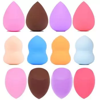 1 шт. губка для макияжа Puff Beauty Egg Face Foundation Powder Cream Sponges косметическая Puff Powder Beauty Инструмент для макияжа Оптовая продажа