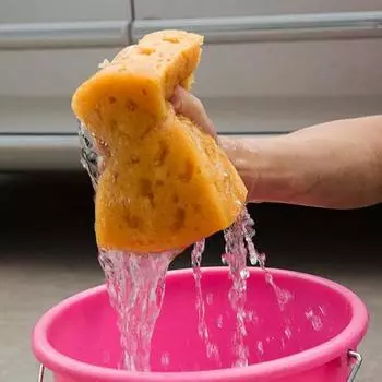 1 шт., губка для мытья автомобиля, мягкая, большая, чистящая, ячеистая, коралловая, губка для мытья