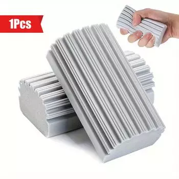 1 шт. Губка для мытья посуды из ПВА, влажная чистка, губка для впитывания воды, чистящая губка, портативная щетка для чистки серый