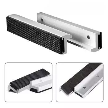 1 шт. губки тисков с сильными магнитными универсальными мягкими накладками для губок тисков, многоцелевая защита для любых металлических тисков 4inch - 100mm