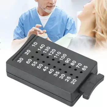 1 шт., гуттаперчевый резак, измерительная линейка, эндодонтическая шкала, пластиковые стоматологические гуттаперчевые точки, аксессуар для стоматолога