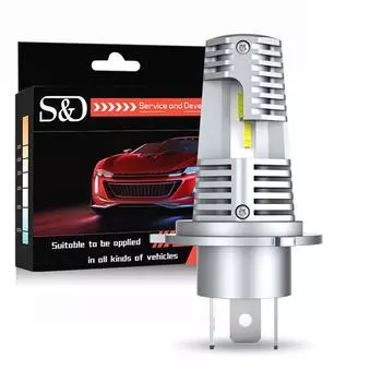 1 шт. H4 9003 HB2 светодиодный Canbus без ошибок мотоциклетная фара CSP светодиодная мото лампа дальнего/ближнего света аксессуары для скутера противотуманные фары 12 В