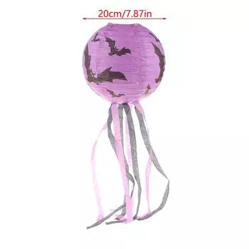 1 шт. Хэллоуин бумажные фонарики тыква паук летучая мышь скелет фонарики для Хэллоуина украшения для вечеринки в помещении и на открытом воздухе принадлежности для вечеринки