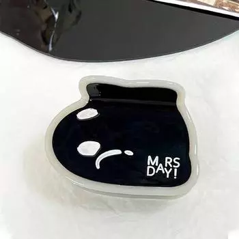 1 шт. Хэллоуин Милая заколка для волос в виде привидения Женская заколка-краб для волос сзади накрест Высококачественный аксессуар для волос