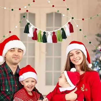 1 шт Хэллоуин Рождество Фестиваль Бохо Домашний Декор Свадьба Хлопок Кисточка Гирлянда Кисточка Баннер