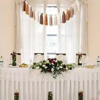 1 шт Хэллоуин Рождество Фестиваль Бохо Домашний Декор Свадьба Хлопок Кисточка Гирлянда Кисточка Баннер