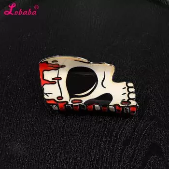 1 шт. Хэллоуин Ужас Мультяшные Большие Заколки-крабы для волос для женщин Густые Тонкие Волосы, Украшение для вечеринки Косплей Новинка Аксессуары для волос