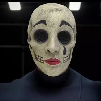 1 шт. Хэллоуин ужас преследует Венецианские маски страшная каплевидная маска маска монахини череп косплей костюм реквизит для вечеринки белый
