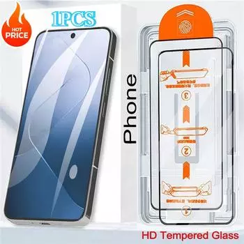 1 шт. HD пылезащитное закаленное стекло для Xiaomi 14T 14 13 12T Pro 8K олеофобное покрытие защитное стекло для экрана простая установка Xiaomi Mi 9 SE чистый