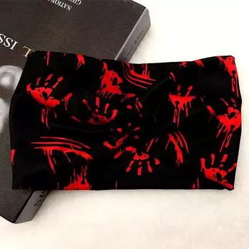 1 шт. Хеллоуин кровь повязка на голову эластичный уличный впитывающий пот галстук завязанный шарф для волос