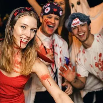 1 шт. Хеллоуин кровь повязка на голову эластичный уличный впитывающий пот галстук завязанный шарф для волос