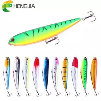 1 шт. Hengjia 11,5 см/21 г большой безгубый карандаш-карандаш для ловли гольяна приманка для форели, щуки, окуня