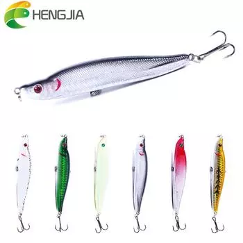 1 шт. Hengjia 16 г карандаш рыболовная приманка пластиковая щука окунь жесткая приманка воблер рыболовные снасти