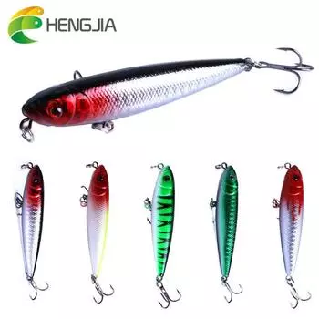 1 шт. Hengjia 9,1 г/8 см Topwater карандаш рыболовные снасти форель окунь щука приманка
