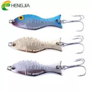 1 шт. HENGJIA Vib рыболовная приманка, свинцовая медная металлическая приманка, искусственная пресноводная приманка, спиннерная приманка 7G