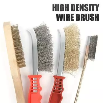 1 шт. Hicen стальная проволочная полировальная щетка из стальной проволоки/абразивная роликовая щетка для дерева, металла, удаления ржавчины, шлифовки, полировки