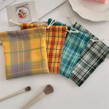 1 шт. хлопчатобумажная ткань, цветочный шнурок, косметический мешочек для хранения, упаковка, кошелек для монет, помада, органайзер для украшений, рождественские подарочные пакеты