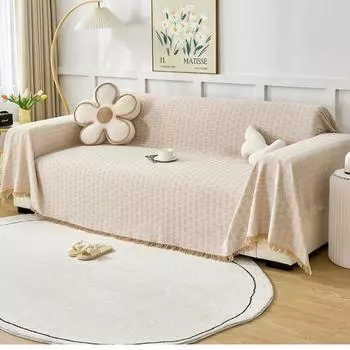 1 шт. хлопчатобумажные чехлы для диванов, чехлы для кресел-реклайнеров, моющиеся защитные чехлы для кресел-кроватей, толстая дышащая ткань для гостиной 90x90cm 1pcs