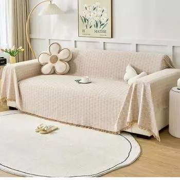 1 шт. хлопчатобумажные чехлы для диванов, чехлы для кресел-реклайнеров, моющиеся защитные чехлы для кресел-кроватей, толстая дышащая ткань для гостиной 90x90