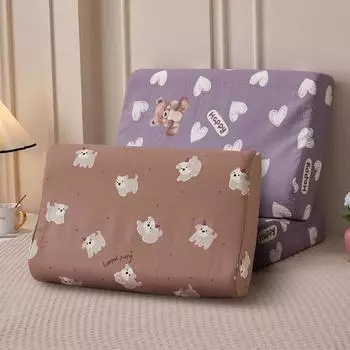 1 шт. хлопковая наволочка латексная наволочка мягкая наволочка для шеи здравоохранение спальные спальни домашний декор 30x50cm