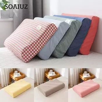 1 шт., хлопковая наволочка на молнии, латексная наволочка, контурная наволочка из пены с эффектом памяти, наволочка с отскоком S