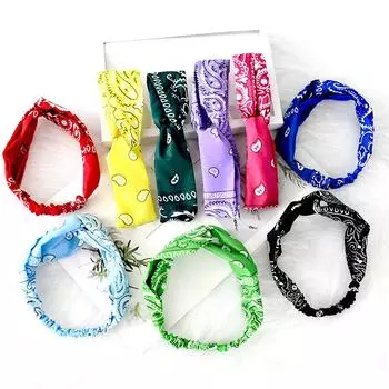 1 шт., хлопковая повязка на голову с крестом, эластичная повязка на голову с цветами кешью, женские спортивные аксессуары