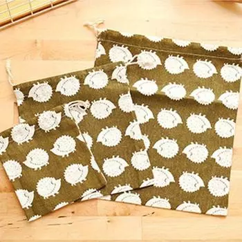 1 шт. хлопковая сумка для хранения на шнурке, сумки для белья, дома и путешествий S