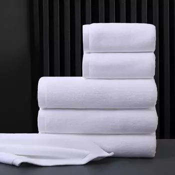 1 шт. Хлопковое банное полотенце, хлопковое впитывающее полотенце для отеля, специальное бытовое полотенце для салона красоты, белое банное полотенце, удобные текстильные полотенца для дома 70*140cm