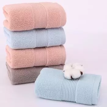 1 шт. Хлопковое полотенце для лица для взрослых, 32 нити, простое, рваное, домашнее, мягкое, впитывающее, унисекс, хлопковое полотенце, удобные текстильные полотенца для дома 34*74cm